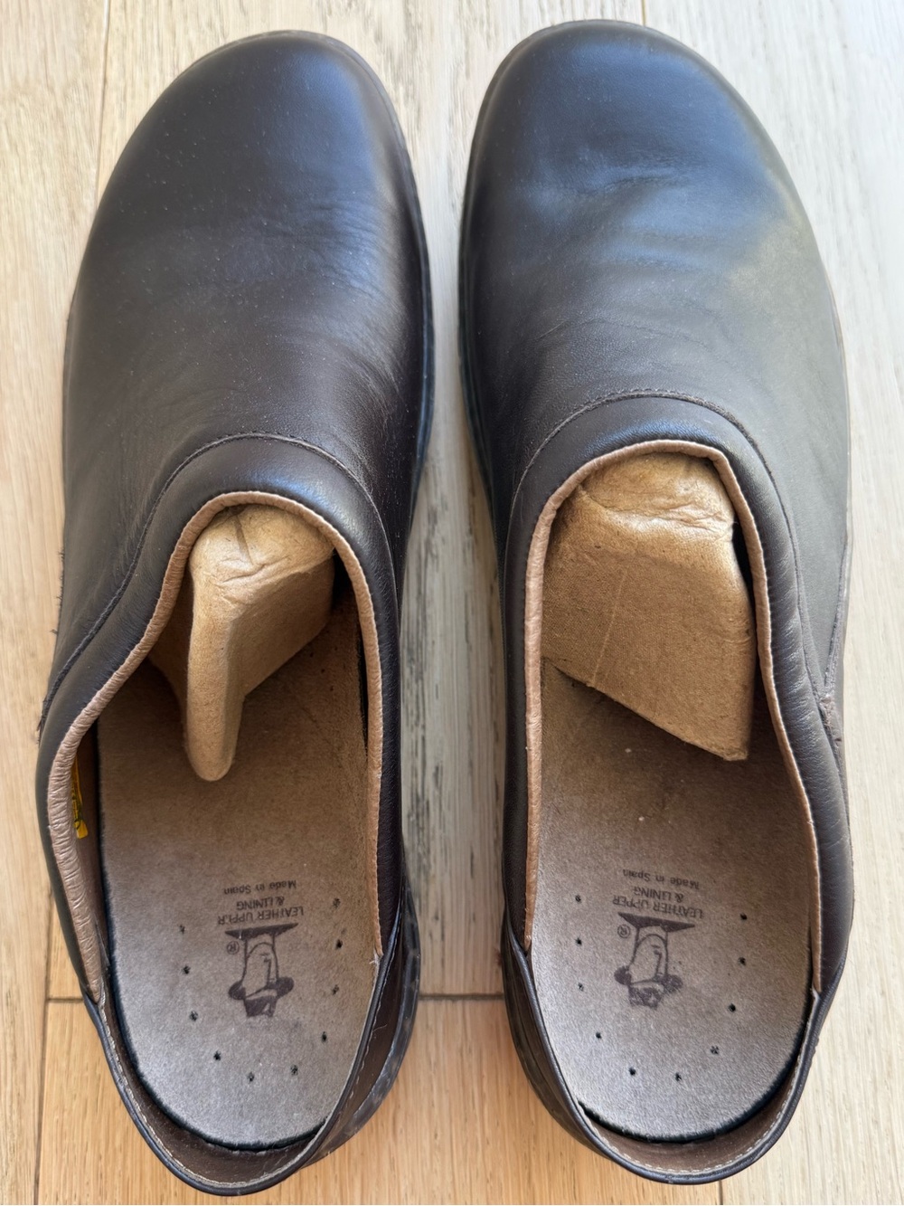 Leather Upper & Lining Comfort Slip-On Shoes – Made in Spain – EU 46 New Euro